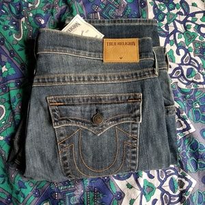 38W Ricky True Religion Mens Jean Relaxed Straight